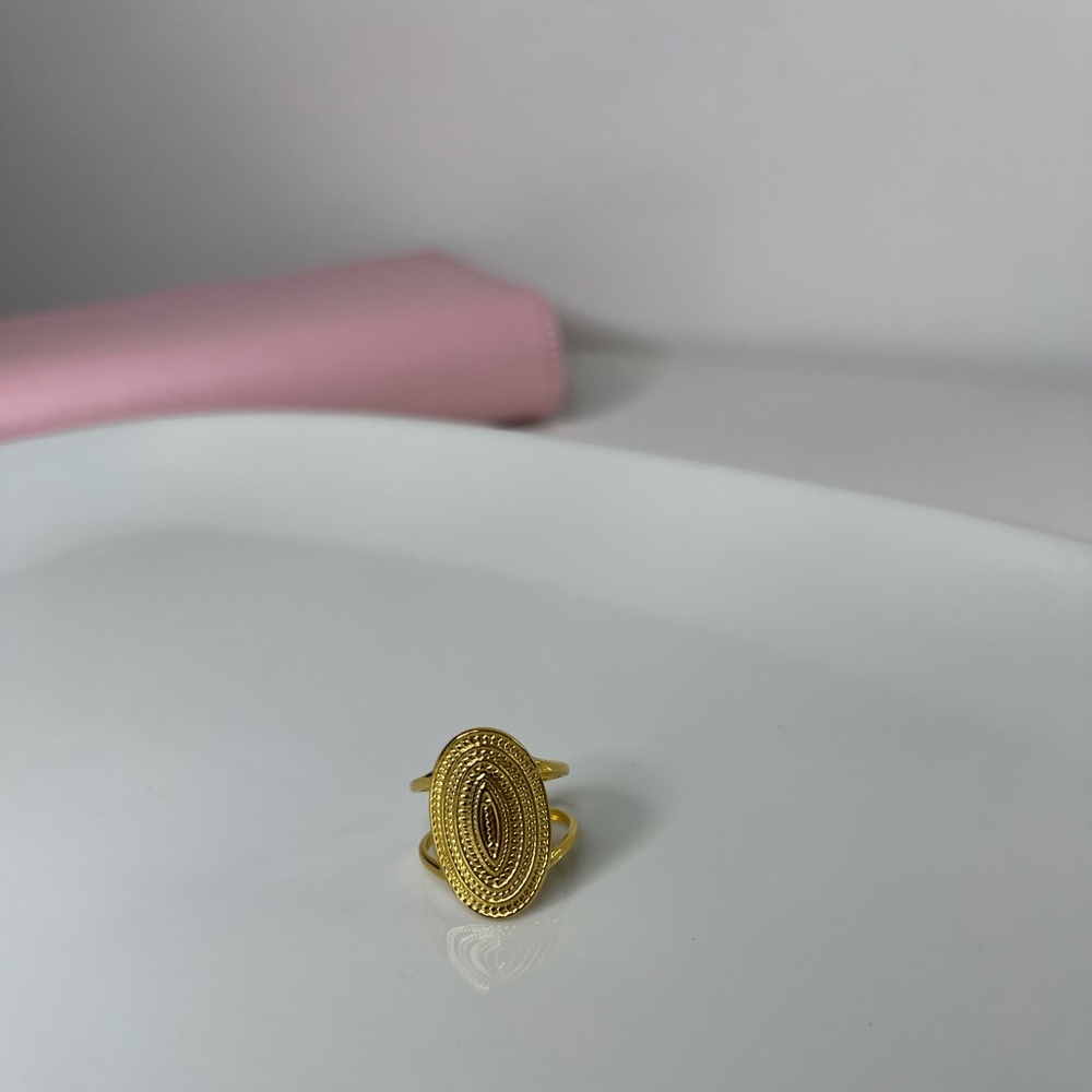 Ring, gold plated
